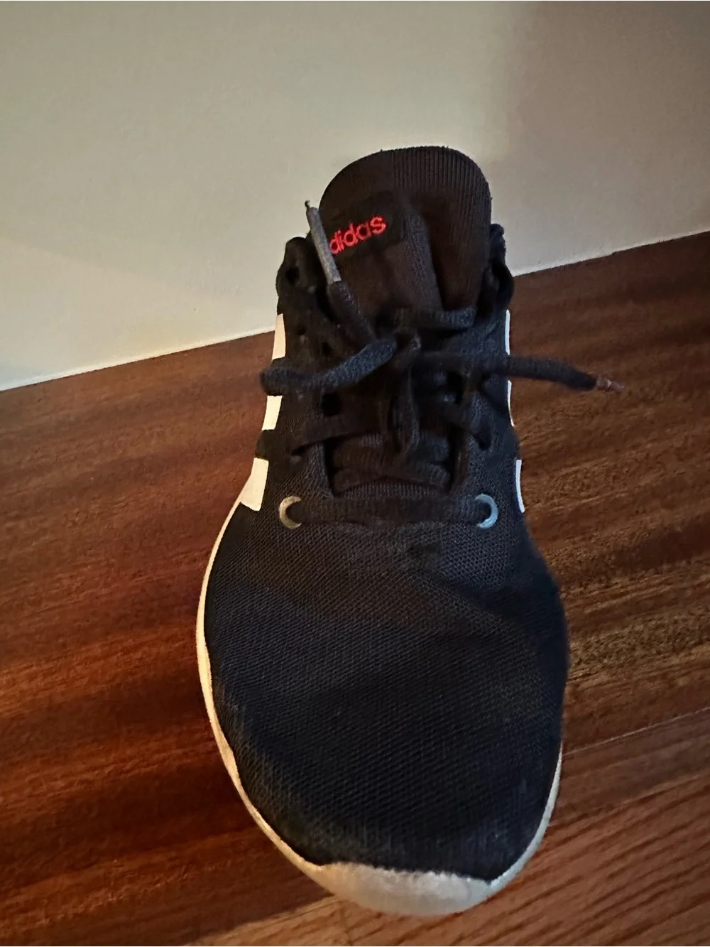 adidas Black and White Kids Athletic Sneakers